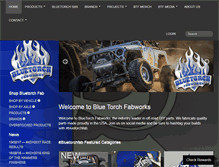 Tablet Screenshot of bluetorchfab.com